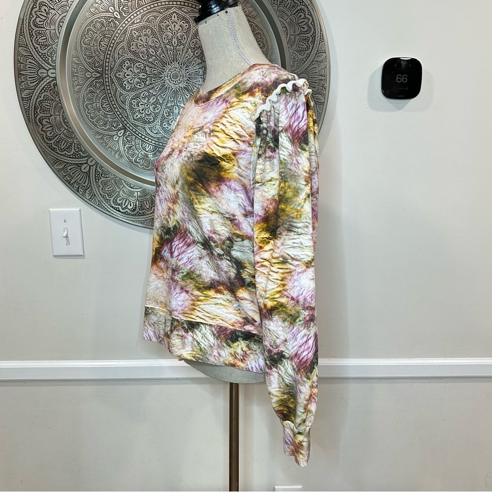 Marie Oliver marbled tie dye sweatshirt - Size Large - Picture 4 of 8